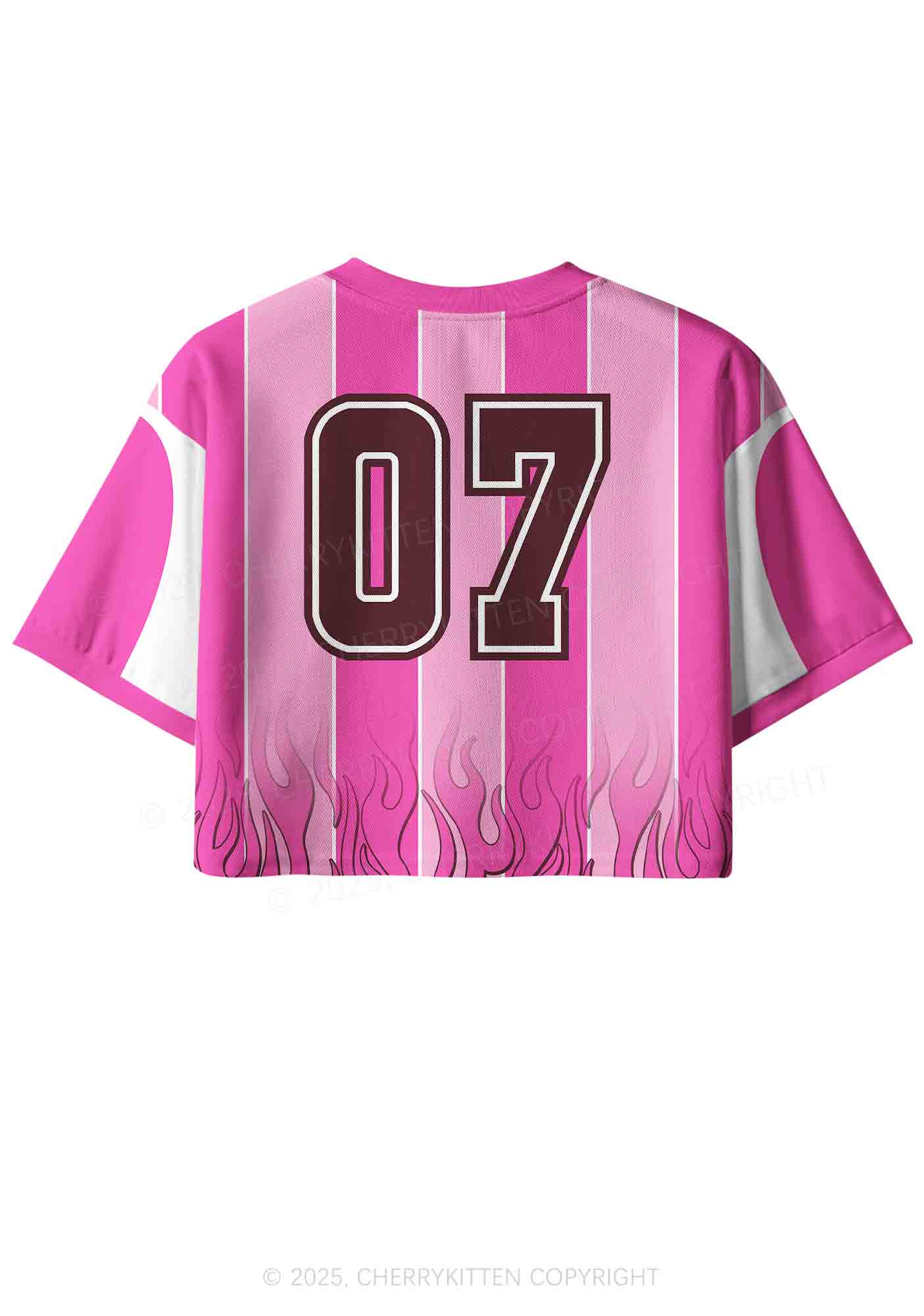 Custom Cxxting Season Y2K Crop Sport Jersey Shirts Cherrykitten