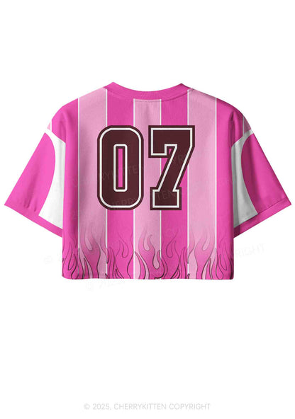 Custom Cxxting Season Y2K Crop Sport Jersey Shirts Cherrykitten