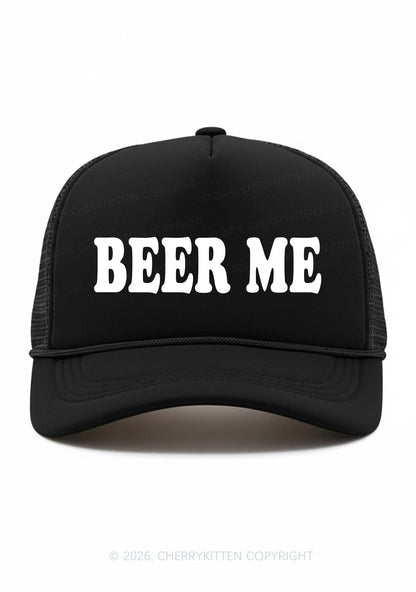 Beer Me Y2K Trucker Hat Cherrykitten