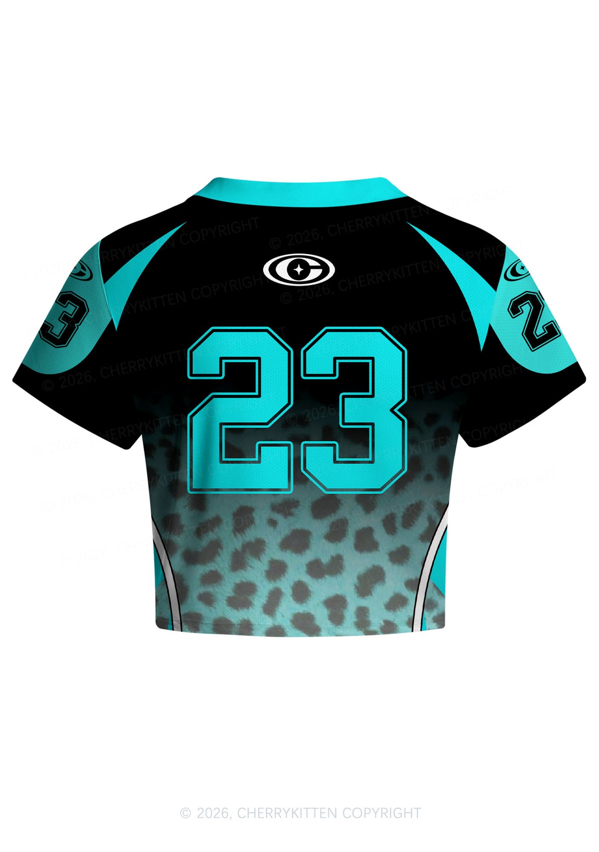 Black Ride A DJ Y2K Crop Football Jersey Shirts Cherrykitten