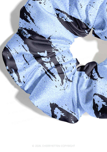 Eyes In The Blue Y2K Hair Scrunchie Cherrykitten