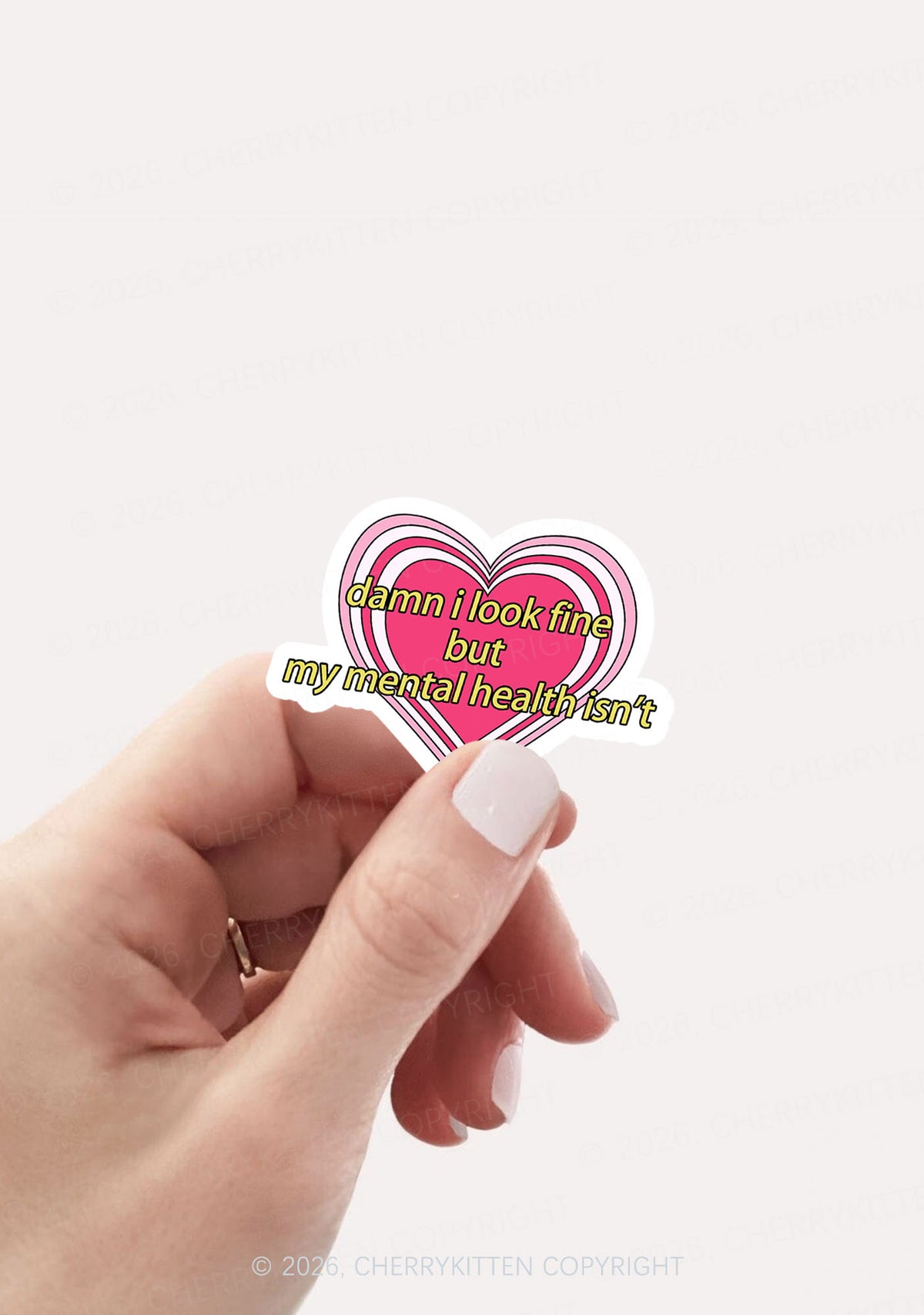 I Look Fine 1pc Y2K Sticker Cherrykitten