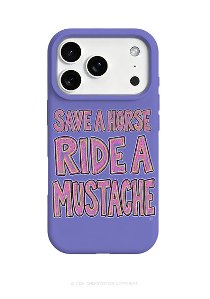 Ride A Mustache Y2K Phone Case Cherrykitten