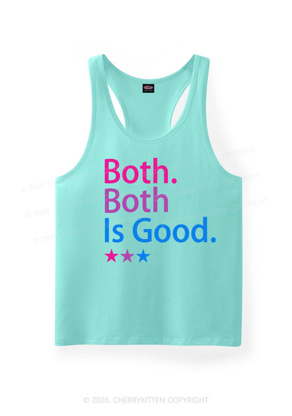 Both Is Good Pride Y2K Men Racerback Tank Top Cherrykitten