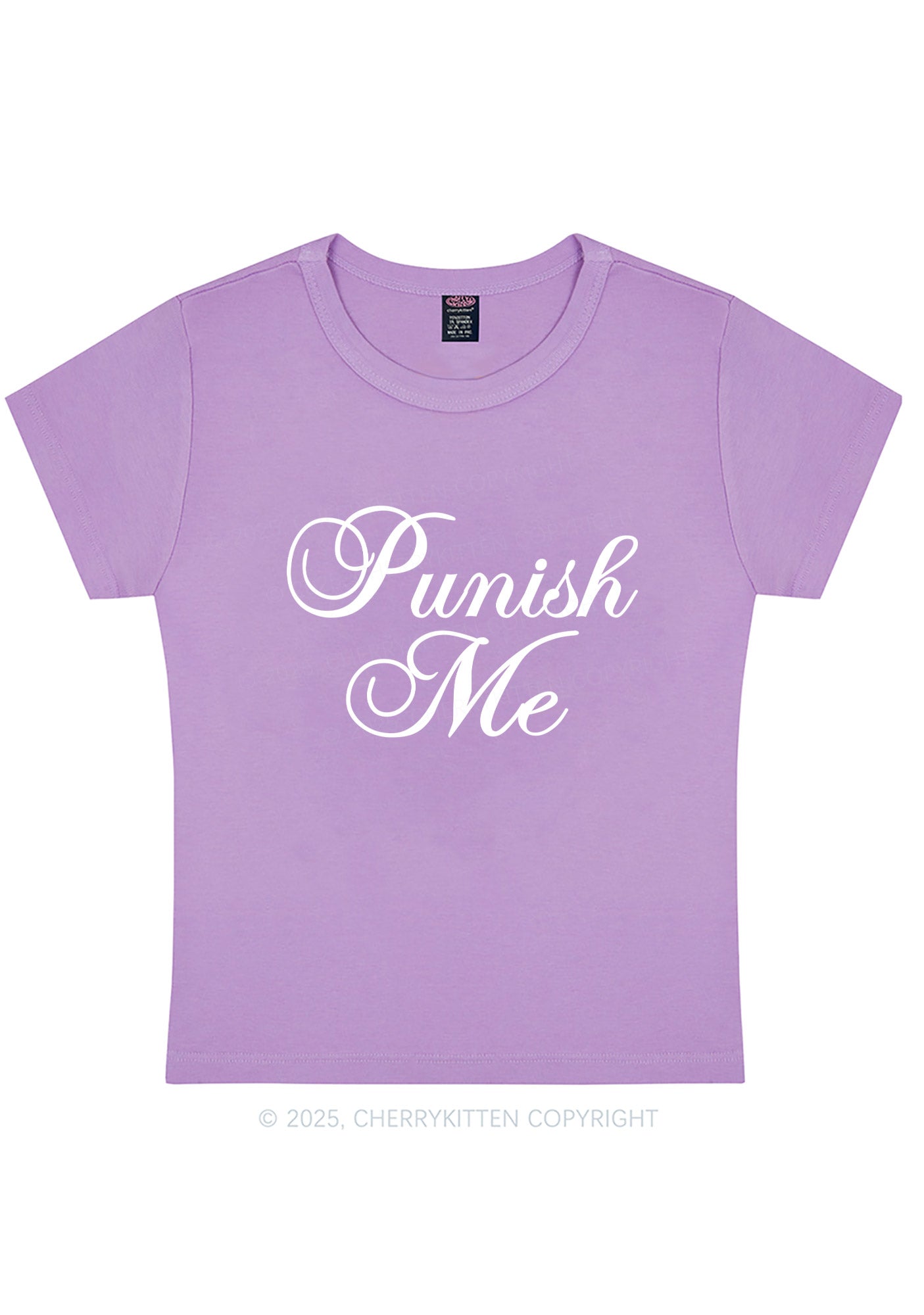 Punish Me Y2K Baby Tee Cherrykitten