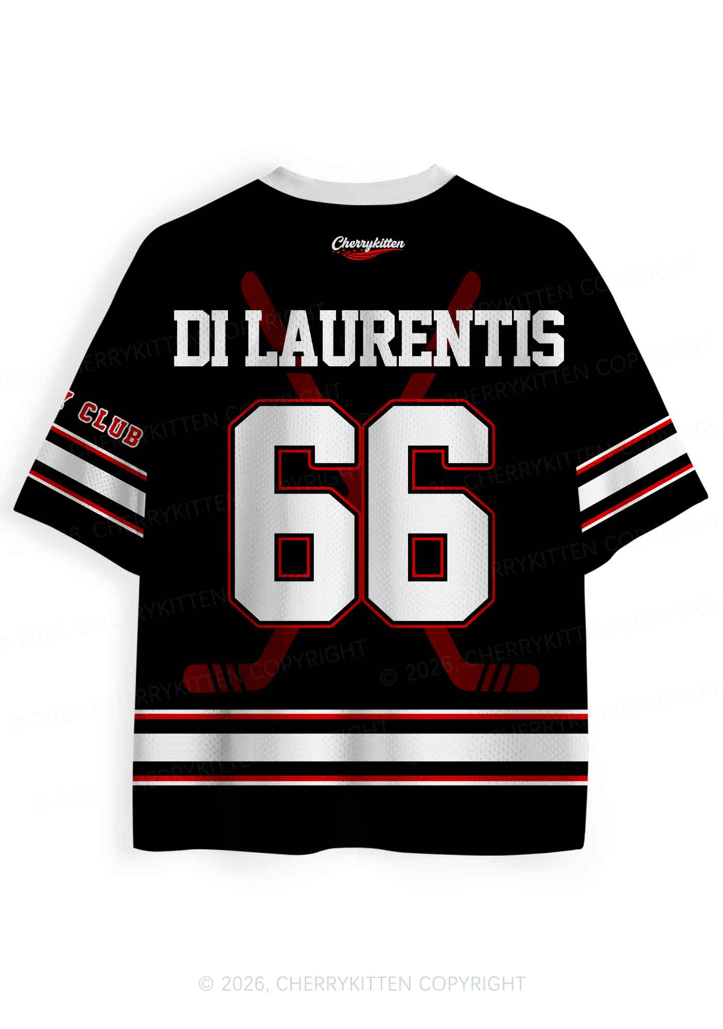Hockey Player DL Y2K Sport Jersey Shirts Cherrykitten