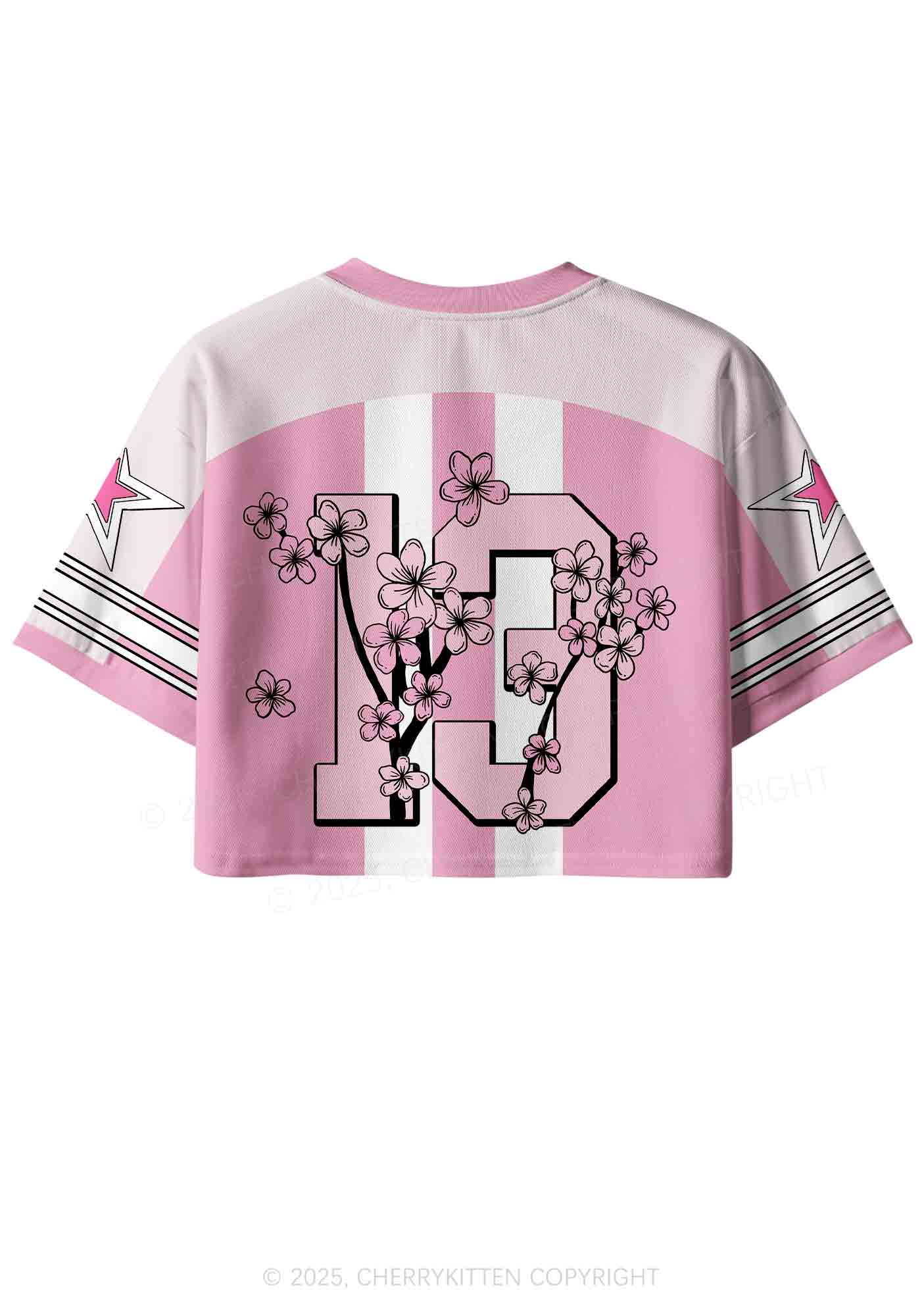 Custom I May Be A Handful Y2K Crop Sport Jersey Shirts Cherrykitten