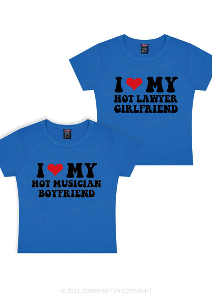 Custom My Hot Lawyer GF Y2K Valentine's Day Baby Tee Cherrykitten