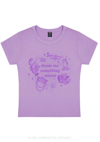 Throw Me Something Mister Y2K Baby Tee Cherrykitten