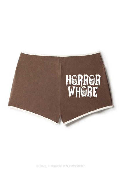 Horror Hore Skulls Y2K Booty Shorts Cherrykitten