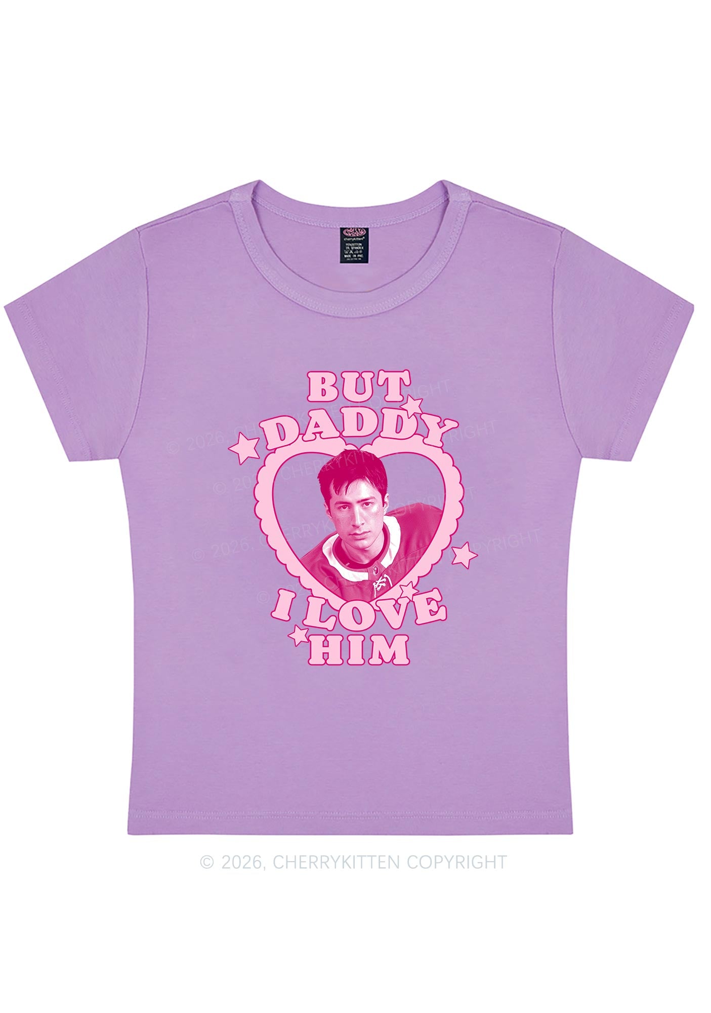 But Daddy I Love HW Y2K Baby Tee Cherrykitten