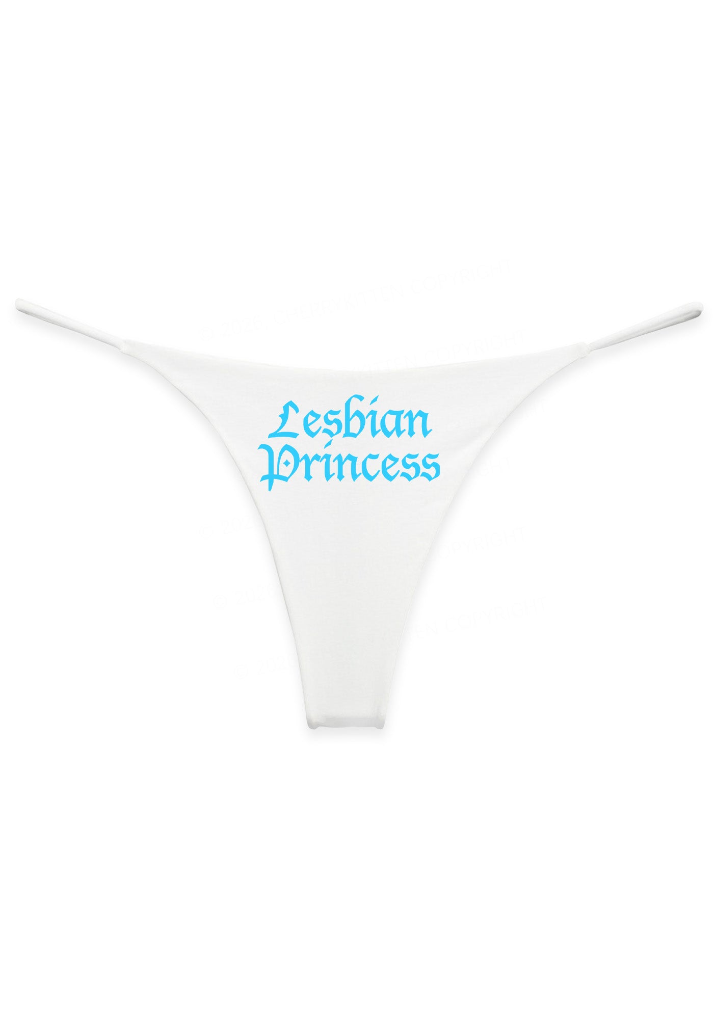 Lesbian Princess Pride Y2K Bikini String Thong Cherrykitten