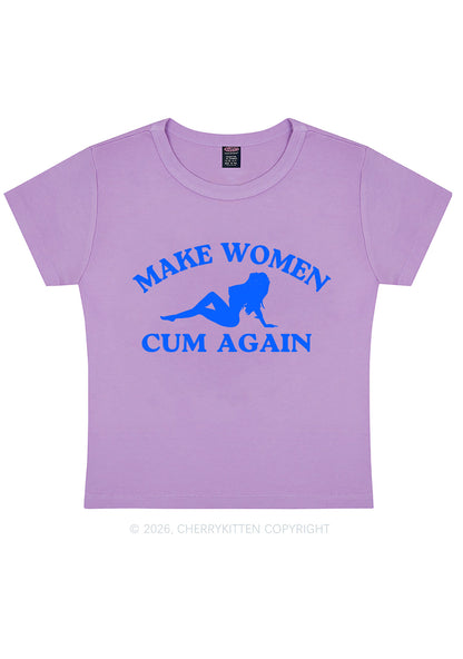 Make Women Cxm Again Y2K Baby Tee Cherrykitten