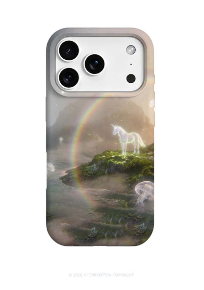 Rainbow Glowing Unicorn Y2K Phone Case Cherrykitten