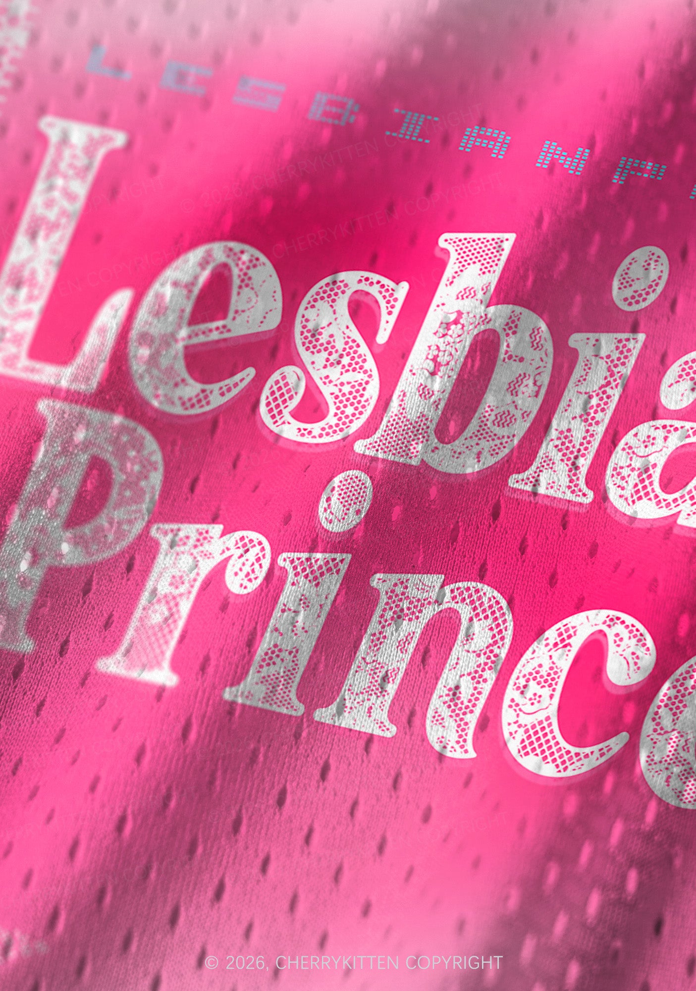 Lesbian Prince Pride Y2K Sport Jersey Tank Cherrykitten