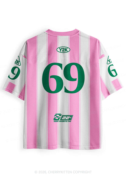 Deep Green Gods Favorite Fag Pride Y2K Sport Jersey Shirts Cherrykitten
