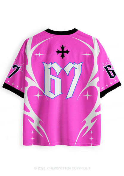 Better Late Than Ugly Y2K Sport Jersey Shirts Cherrykitten