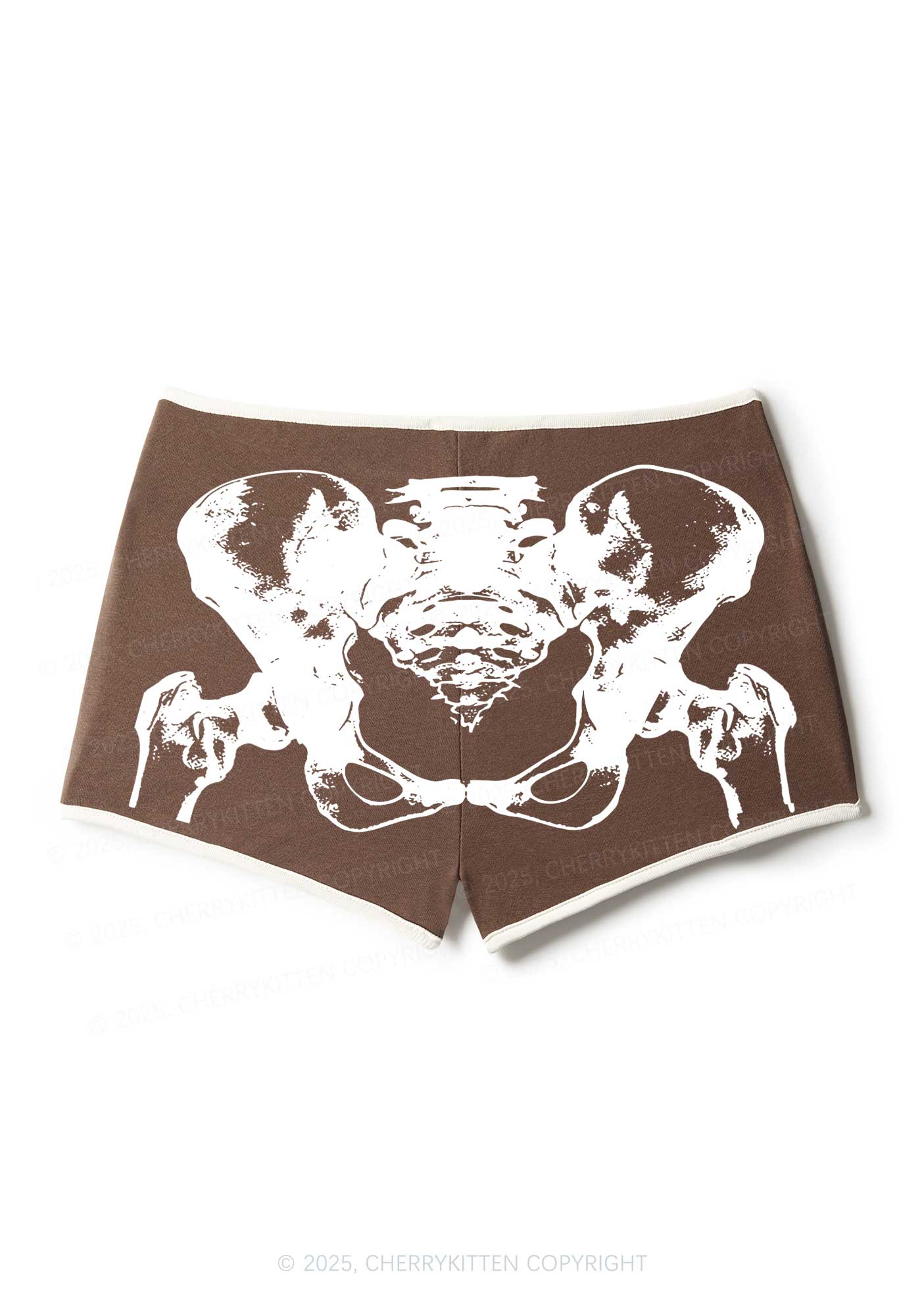 Pelvic Anatomy Y2K Booty Shorts Cherrykitten