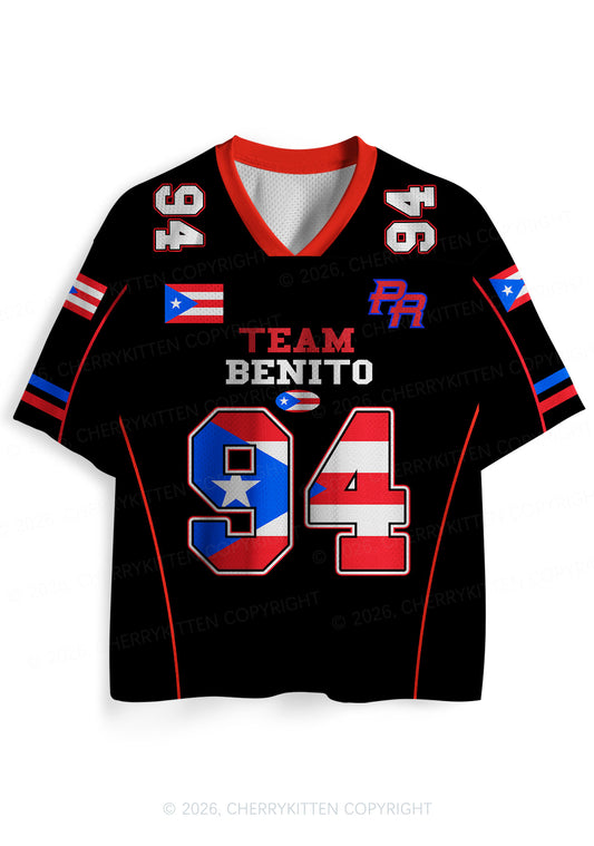 Black Team Bunny Y2K Sport Jersey Shirts Cherrykitten
