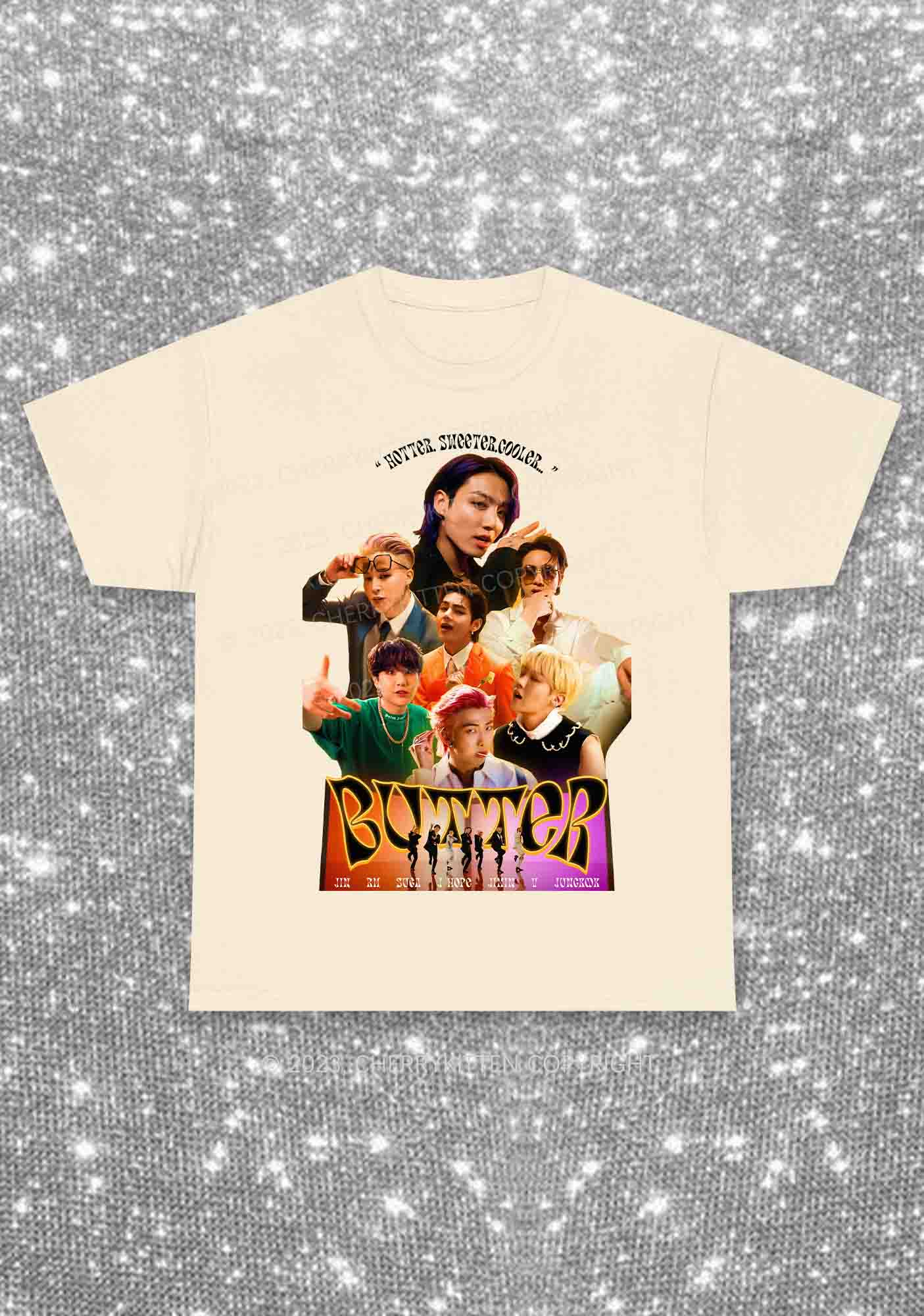 Hotter Bangtan Kpop Y2K Chunky Shirt Cherrykitten
