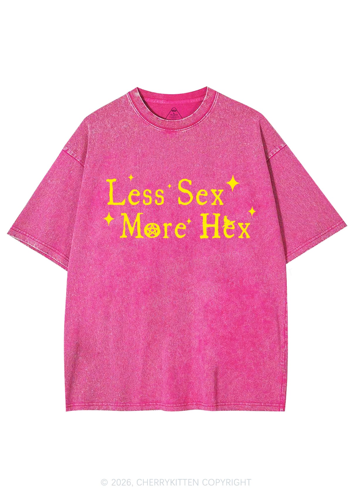 Less Sx More Hex Y2K Shirts Washed Tee Cherrykitten