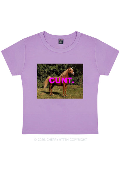 Custom Photo Cxxt Y2K Baby Tee Cherrykitten