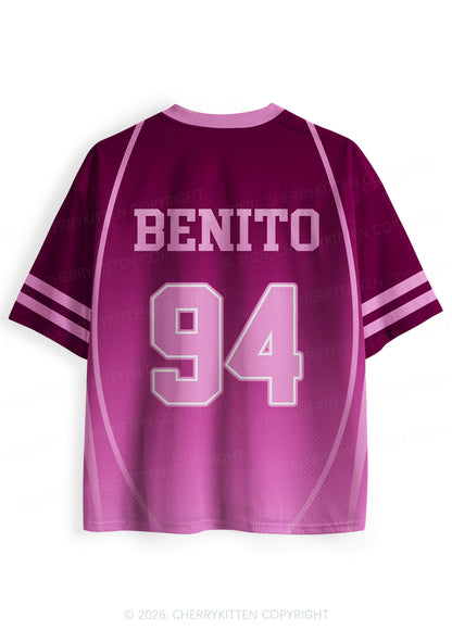 Purple Bunny Head Y2K Sport Jersey Shirts Cherrykitten
