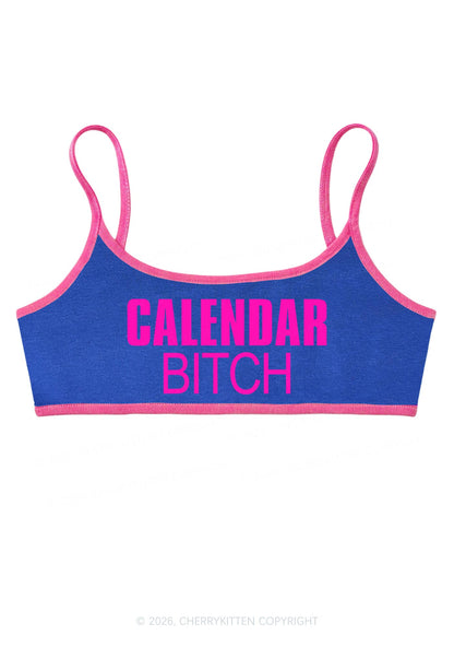 Calendar Bxxch Y2K Super Crop Cami Cherrykitten