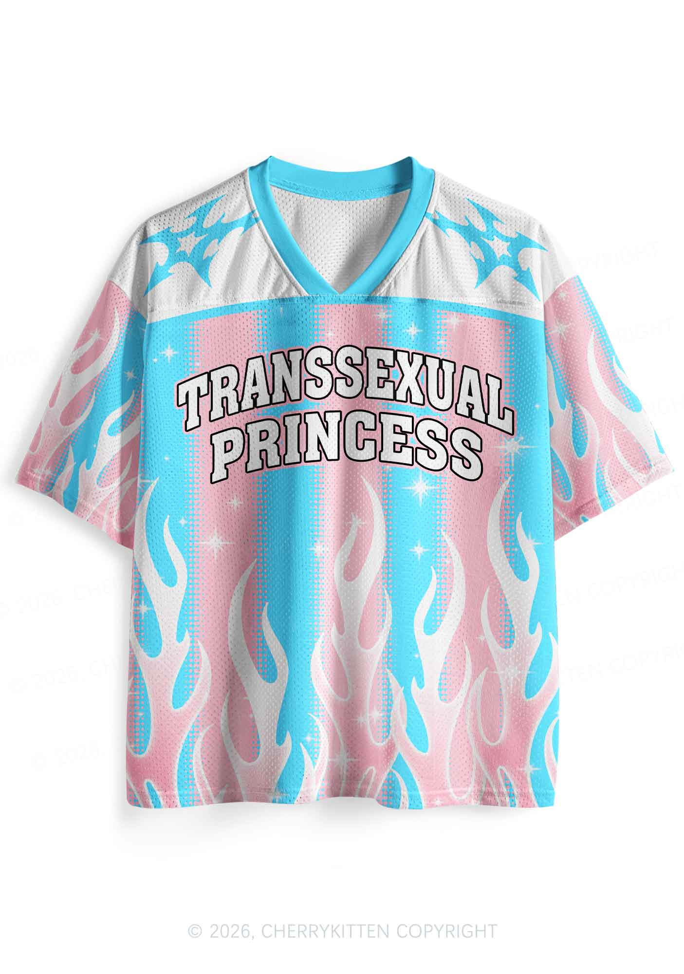 Transsexual Princess Pride Y2K Sport Jersey Shirts Cherrykitten