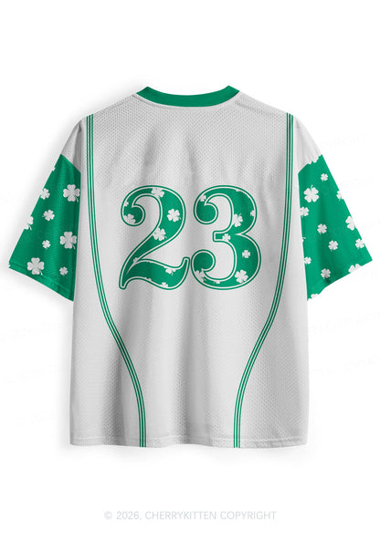 Custom Green Cxxt St Patricks Y2K Sport Jersey Shirts Cherrykitten