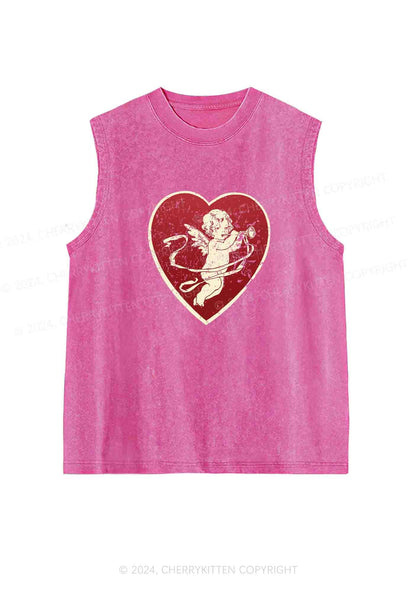 Trumpet Cupid Y2K Washed Tank Cherrykitten