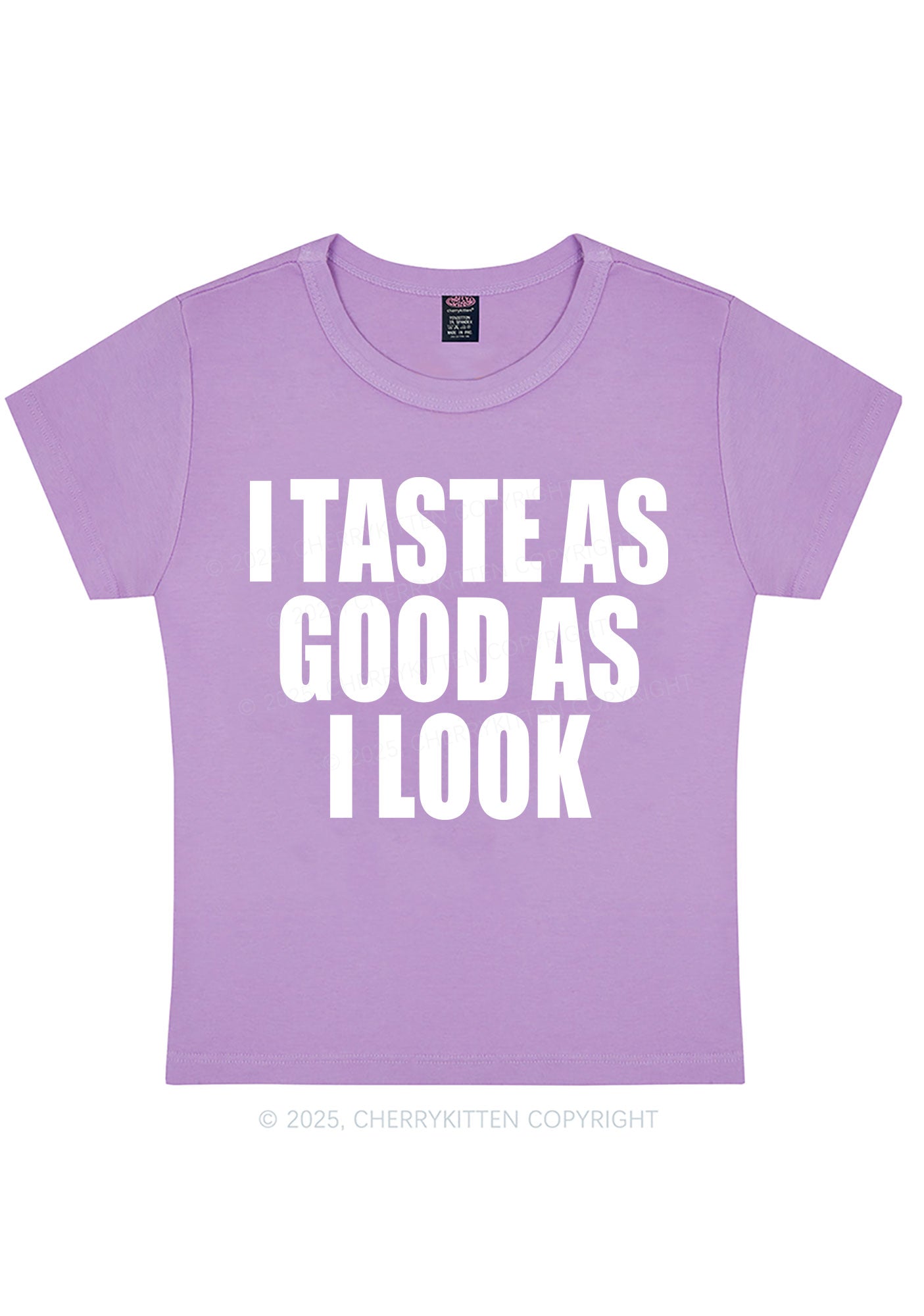 Curvy Taste Good Y2K Baby Tee Cherrykitten