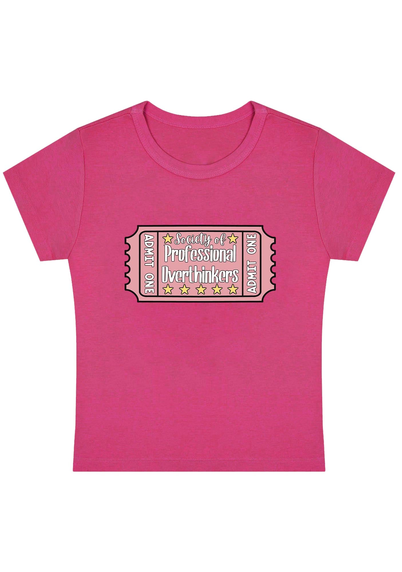 Curvy Society Of Professional Overthinkers Baby Tee