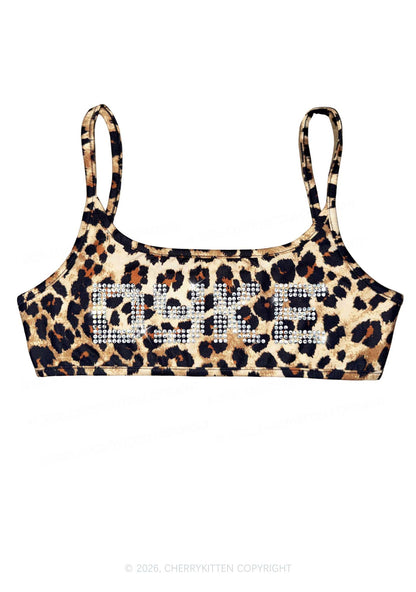 Rhinestone Dyke Pride Y2K Super Crop Cami Cherrykitten