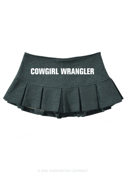 Cowgirl Wrangler Pride Y2K Mini Pleated Skirts Cherrykitten