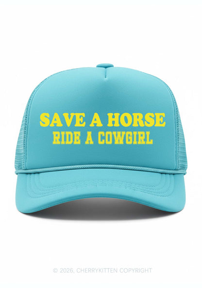 Ride A Cowgirl Y2K Trucker Hat Cherrykitten