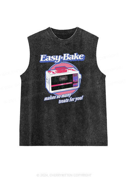 Easy-Bake Y2K Washed Tank Cherrykitten