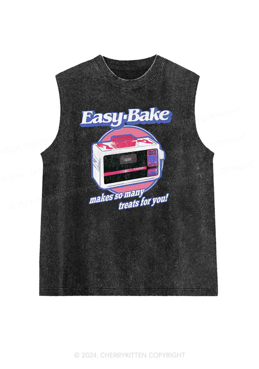 Easy-Bake Y2K Washed Tank Cherrykitten
