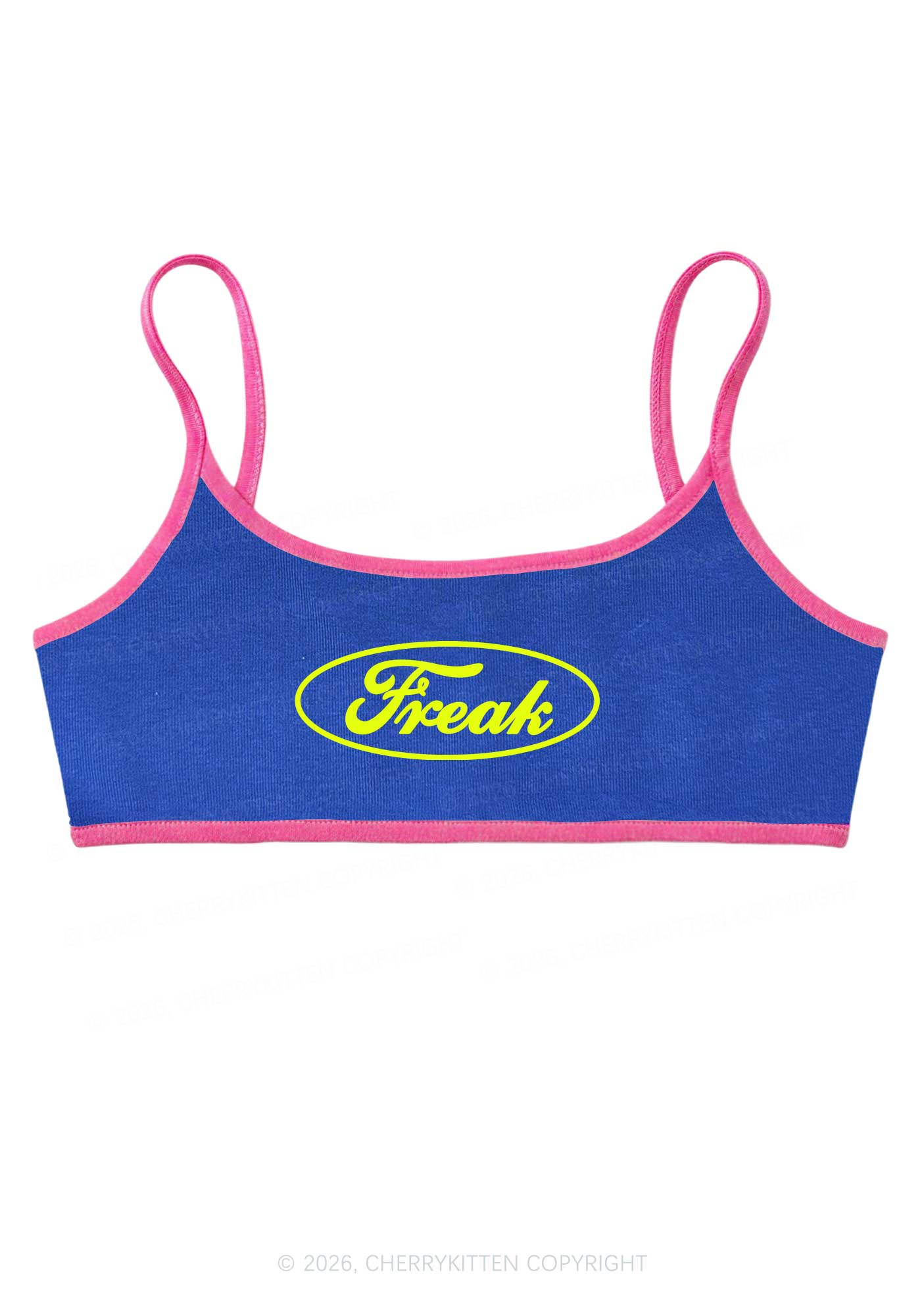 Oval Freak Y2K Super Crop Cami Cherrykitten