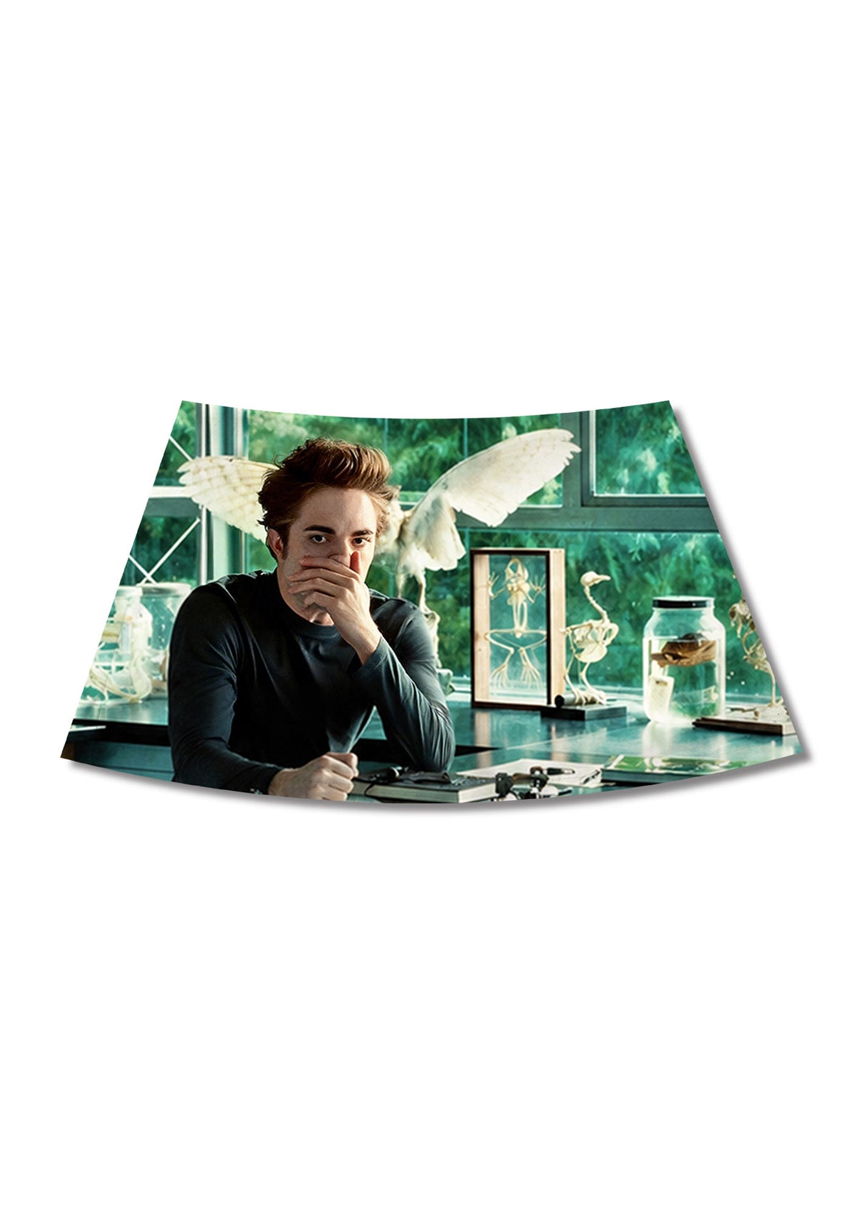 Vampire Boy Y2K Print Mini Skirt Cherrykitten
