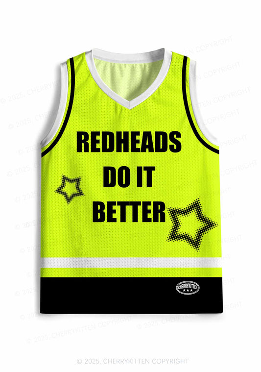 Custom Redheads Do It Better Y2K Sport Jersey Tank Cherrykitten