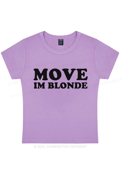 Move Im Blonde Y2K Baby Tee Cherrykitten