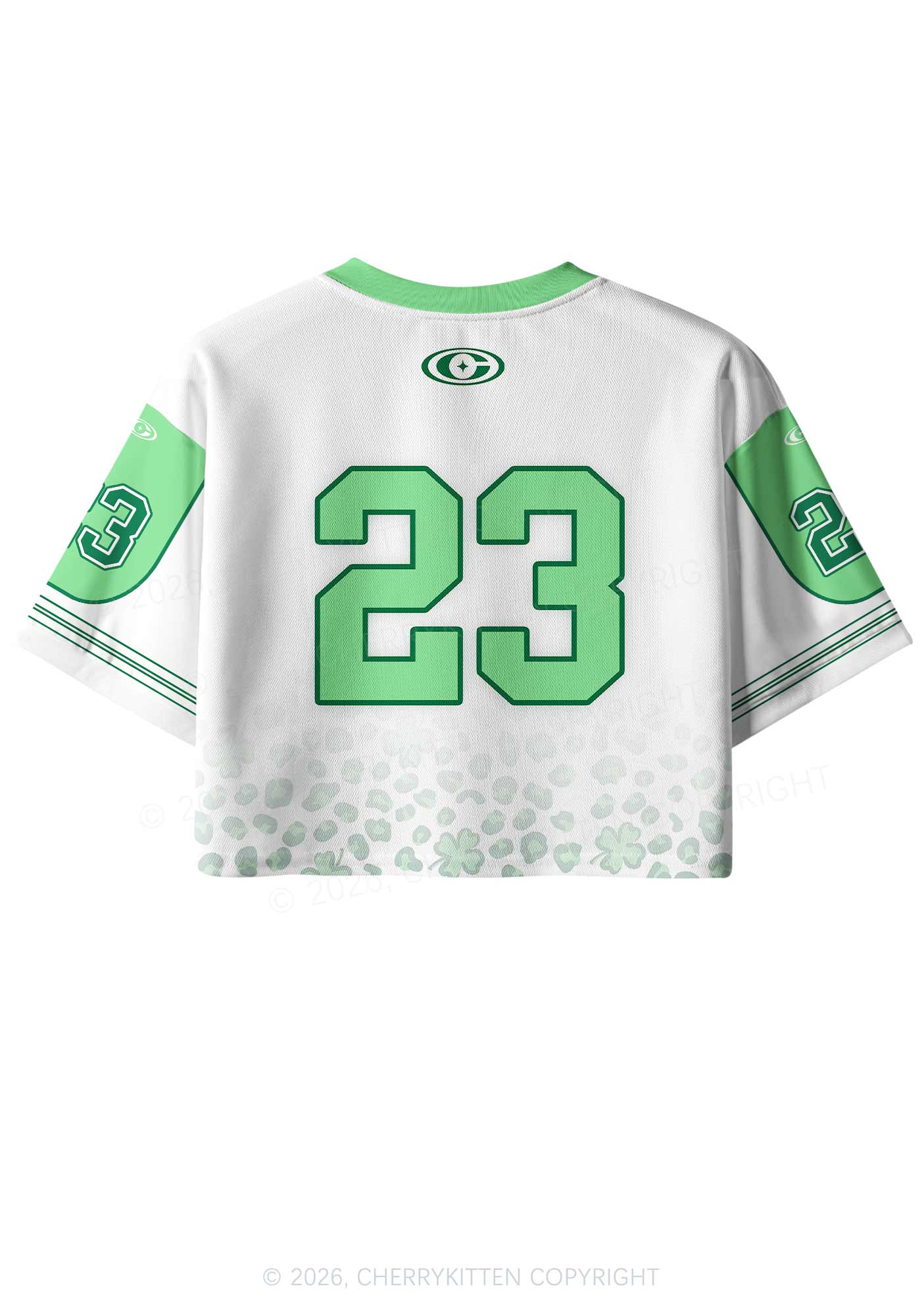 Custom Venmo Me Im Irish St Patricks Y2K Crop Sport Jersey Shirts Cherrykitten
