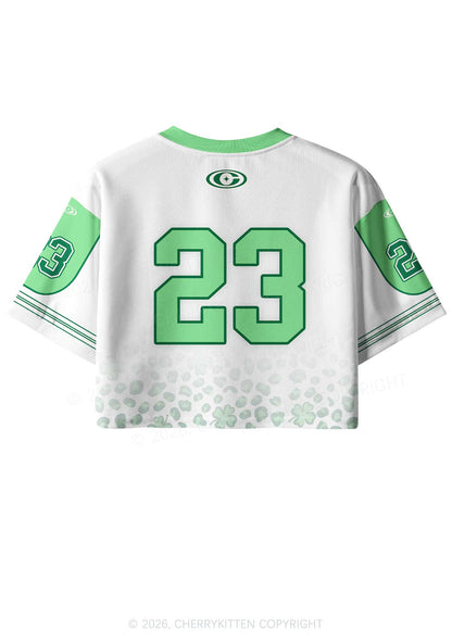 Custom Venmo Me Im Irish St Patricks Y2K Crop Sport Jersey Shirts Cherrykitten