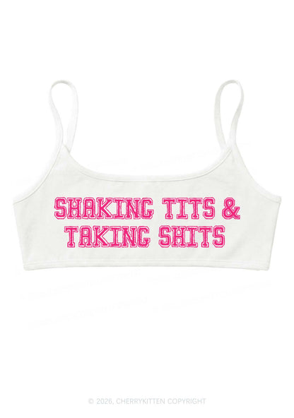 Shaking Txts Taking Shxts Y2K Super Crop Cami Cherrykitten