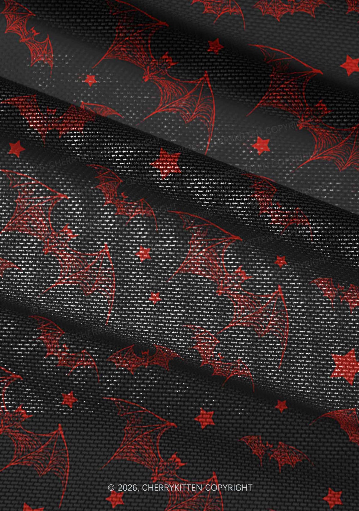 Bat And Star Y2K Mesh Ruched Waist V Neck Top Cherrykitten