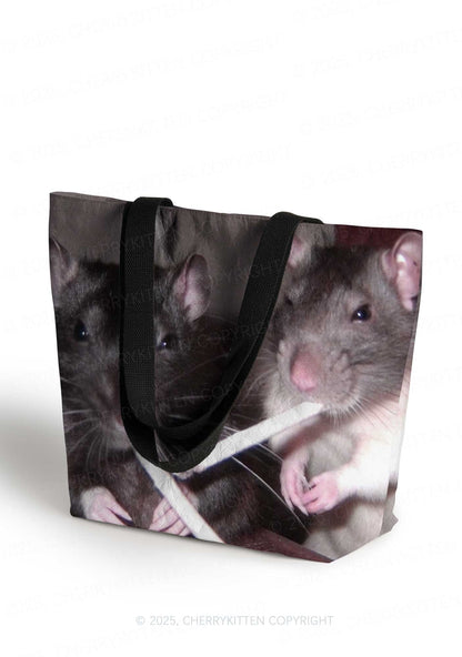 Smoking Rats Y2K Tyvek Tote Bags Cherrykitten