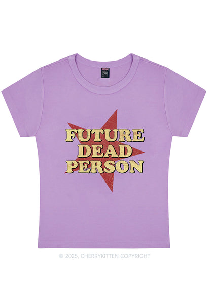 Curvy Dead Person Y2K Baby Tee Cherrykitten
