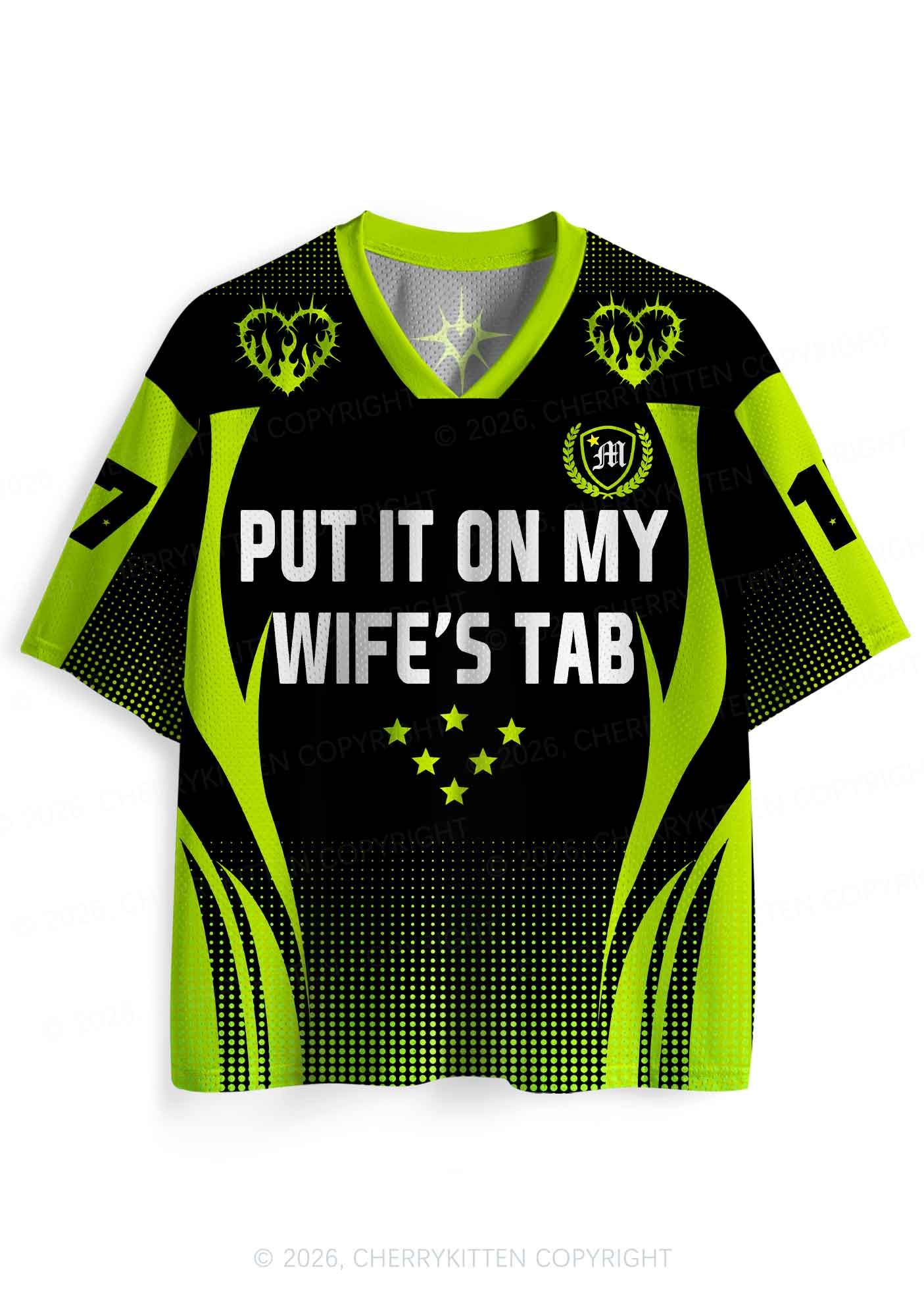 Put It On My Wifes Tab Pride Y2K Sport Jersey Shirts Cherrykitten