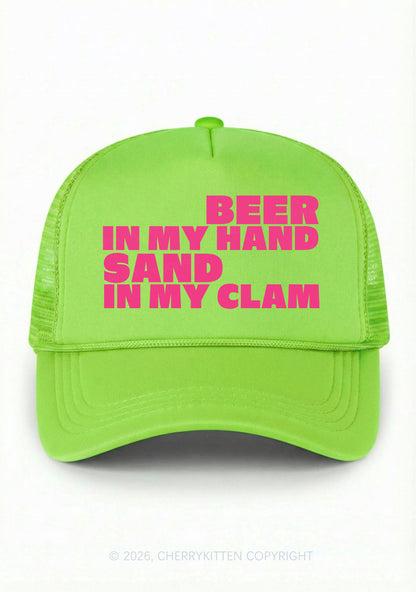 Beer In My Hand Y2K Trucker Hat Cherrykitten